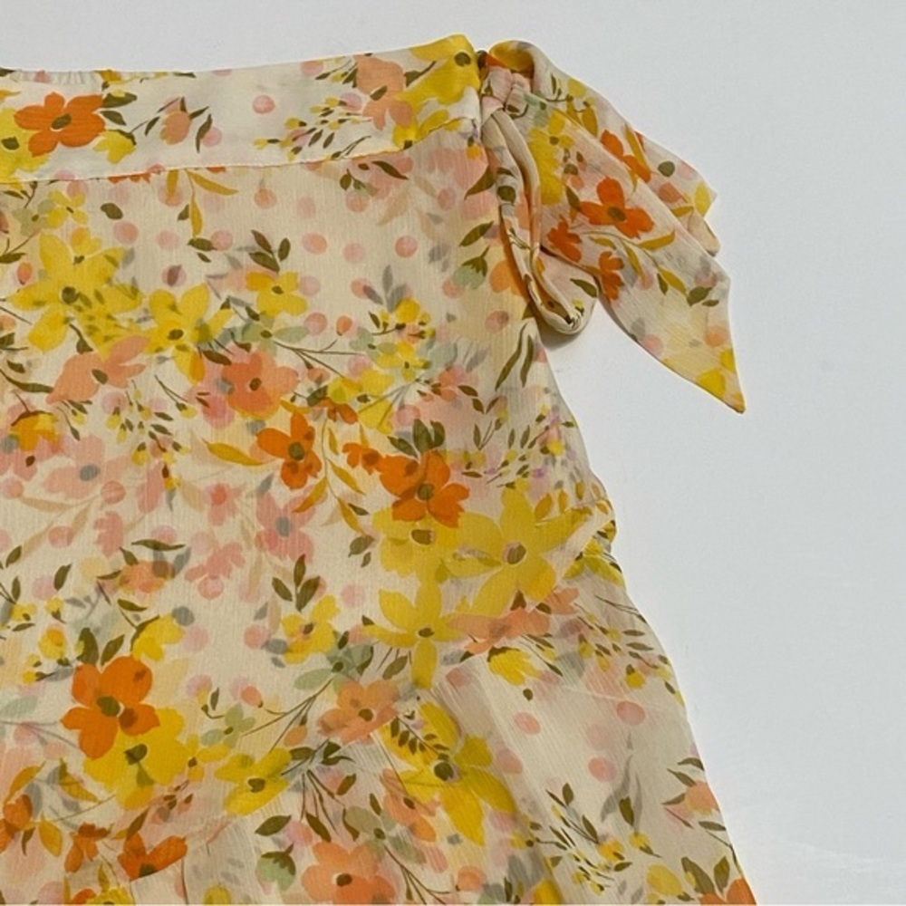 Women's‎ Floral Asymmetrical Whimsical Fairy Skirt XXL Spring Easter - Picture 3 of 14